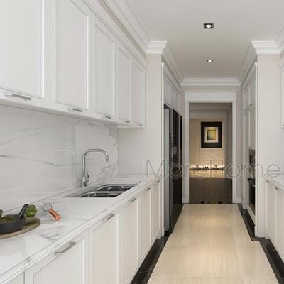  Thi công đá ốp bếp nhân tạo Hàn Quốc tại chung cư TSQ 