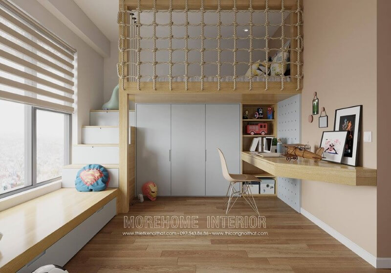 Trang trí nội thất phòng ngủ cho bé